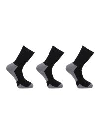 Merinoull Hiking Socks, Svart/Grå 3-Par