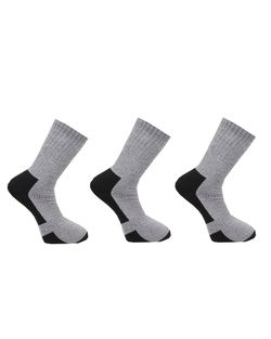 Merinoull Hiking Socks, Grå/Svart 3-par