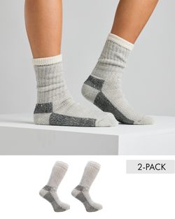 Kraftig Ullsocka, Grå 2-par