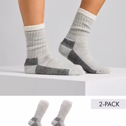 Kraftig Ullsocka, Grå 2-par