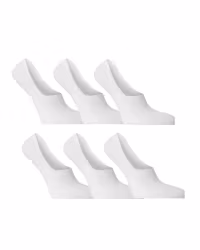 Invisible Socks Bambu, Vita 6-par