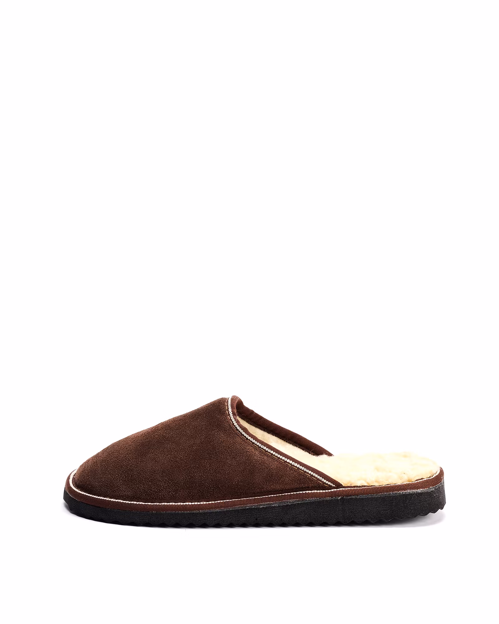Mocka Slippers i Fårskinn SÄLEN, Brown