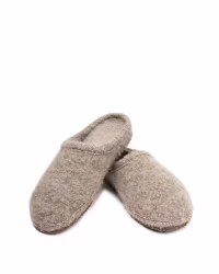 Tofflor Ulle Mohair Seamless, Beige Melange