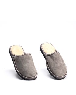 SÄLEN Fårskinn Slippers, Ljusgrå