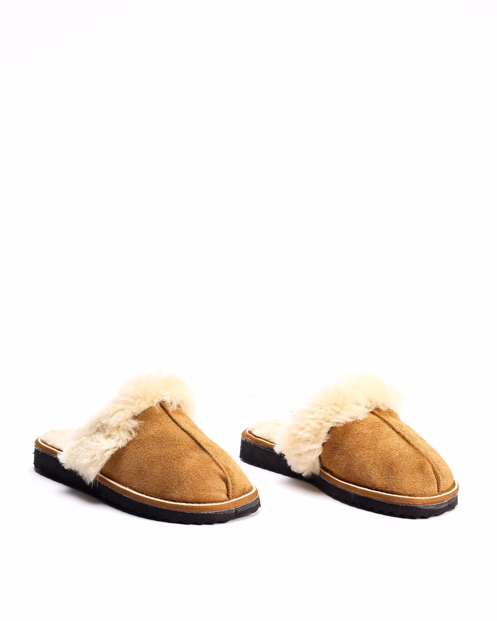 Fårskinn Slippers FJÄLL, Beige