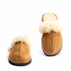 Fårskinn Slippers FJÄLL, Beige