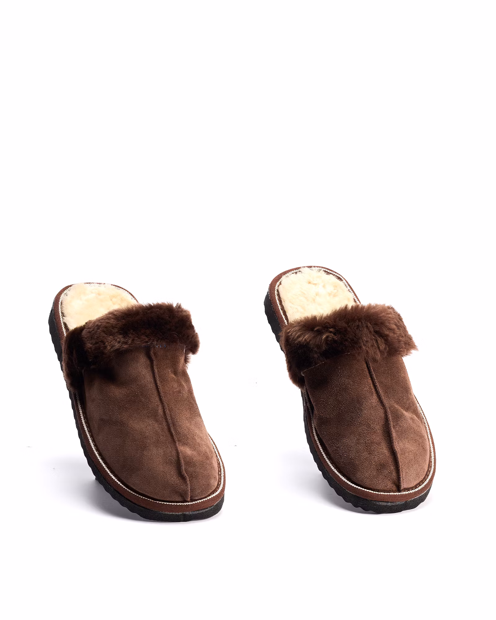 Fårskinn Slippers FJÄLL, Brown