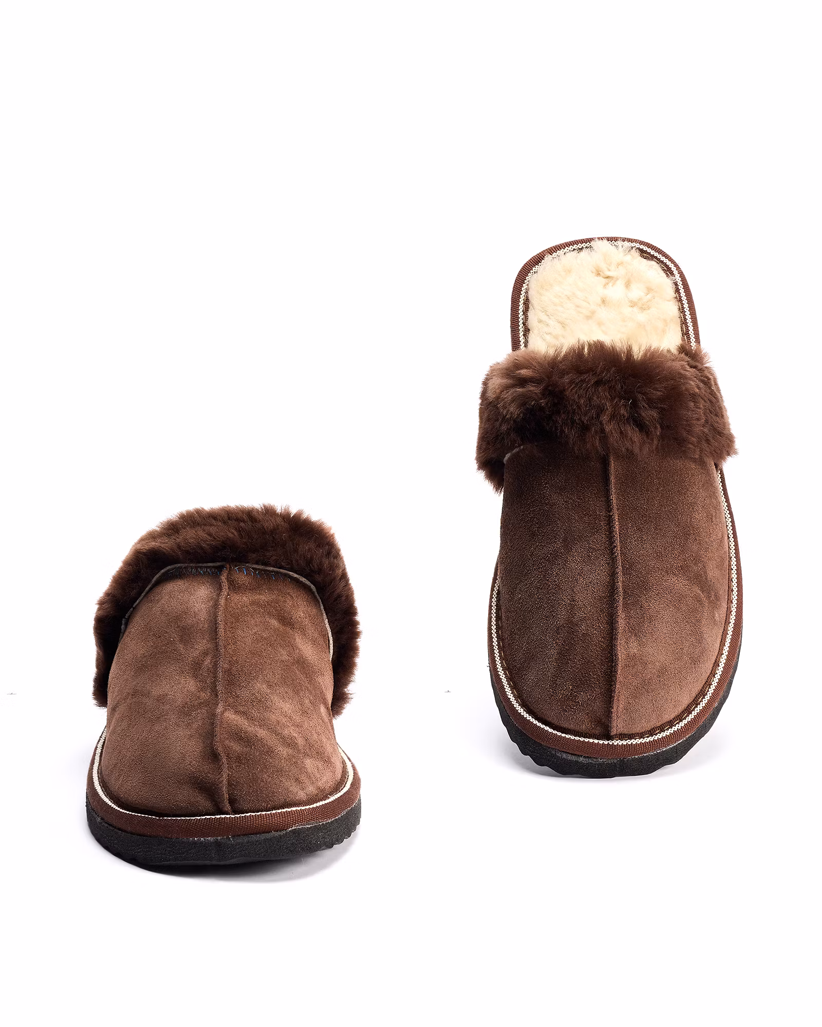 Fårskinn Slippers FJÄLL, Brown