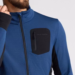 Thermal Stretch Performance Jacket Herr, Blue
