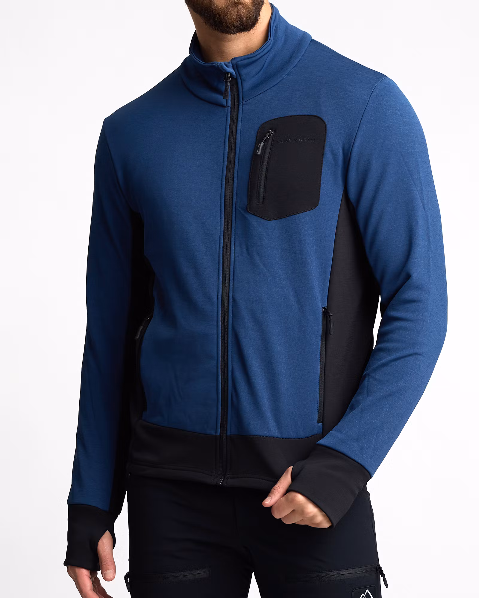 Thermal Stretch Performance Jacket Herr, Blue