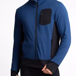 Thermal Stretch Performance Jacket Herr, Blue