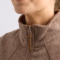 Flatfleece Jacka Dam - Bark (XS-XXL)