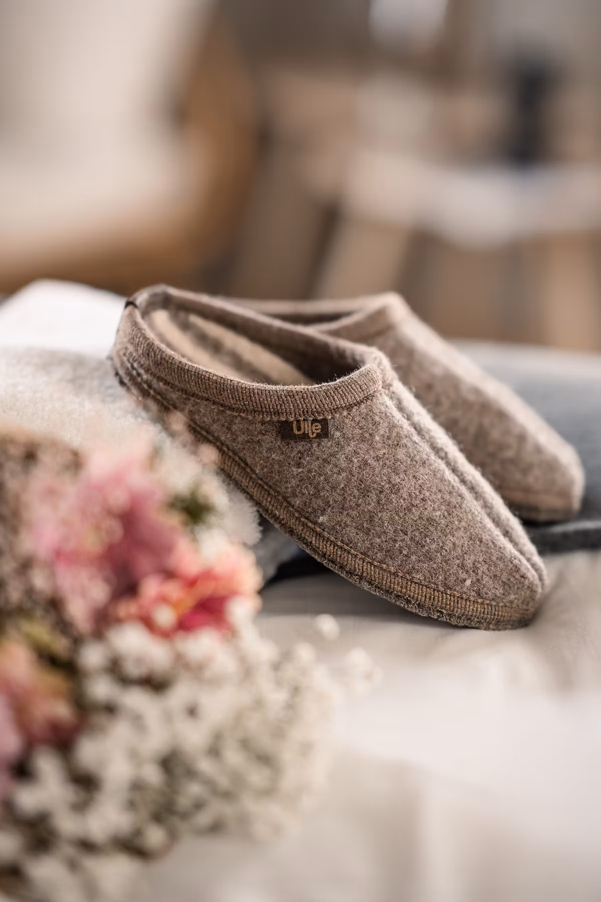 Ulle Original Tofflor, Brown Melange