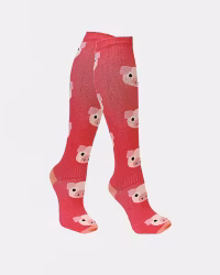 Piggy Cerise Stödstrumpa 11-14 mmHg Bomull