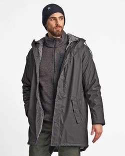 Fodrad Regnjacka Herr, Black
