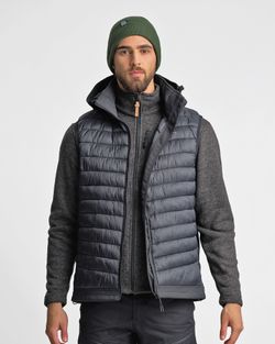 Väst Softshell-Hybrid Herr Black