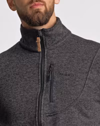 Flatfleece jacka Herr – Black