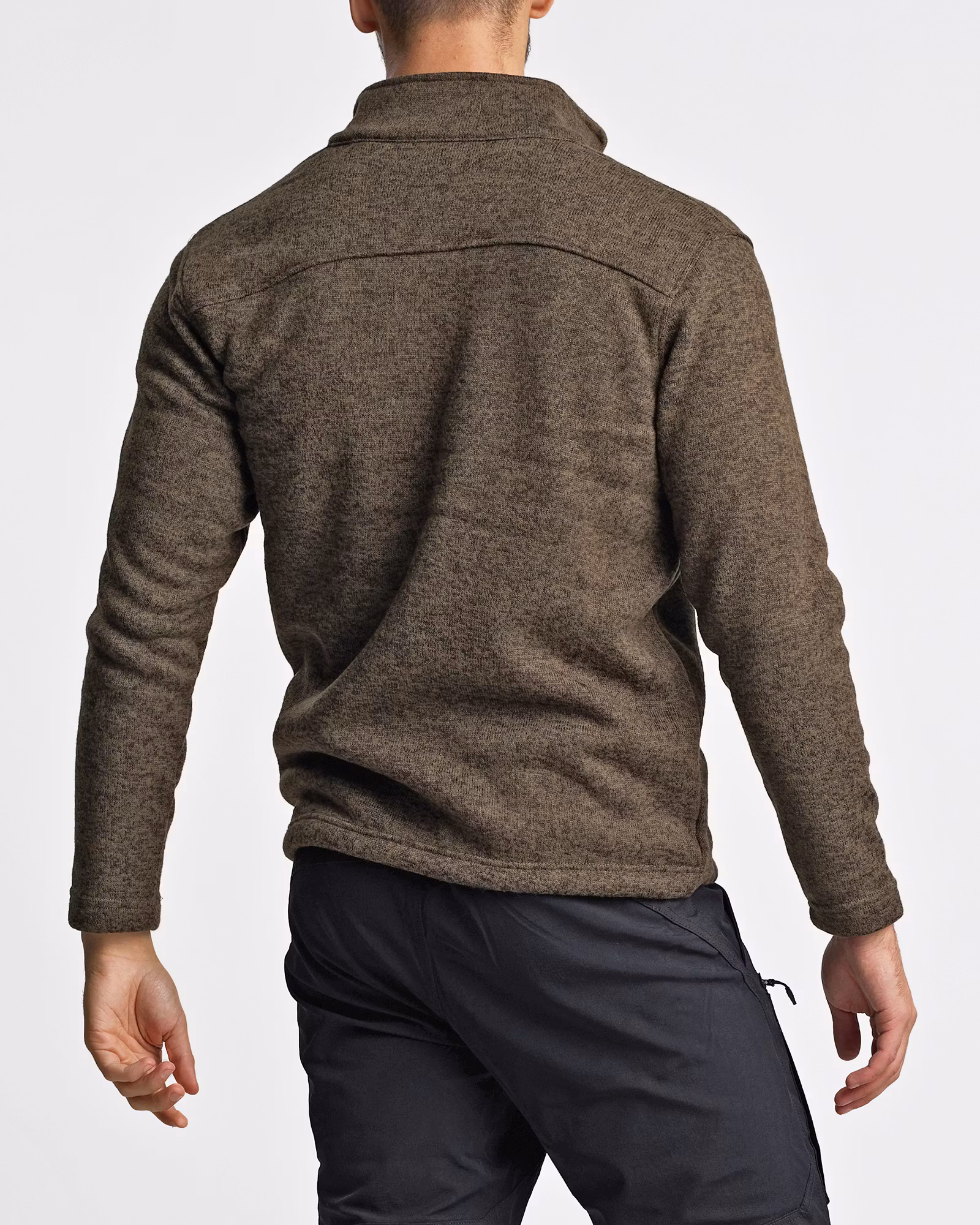 Flatfleece Tröja True North, Herr – Tarmac (S-XXL)