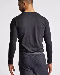 Long Sleeve Herr, Black