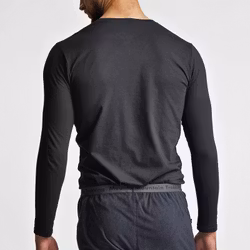 Long Sleeve Herr, Black