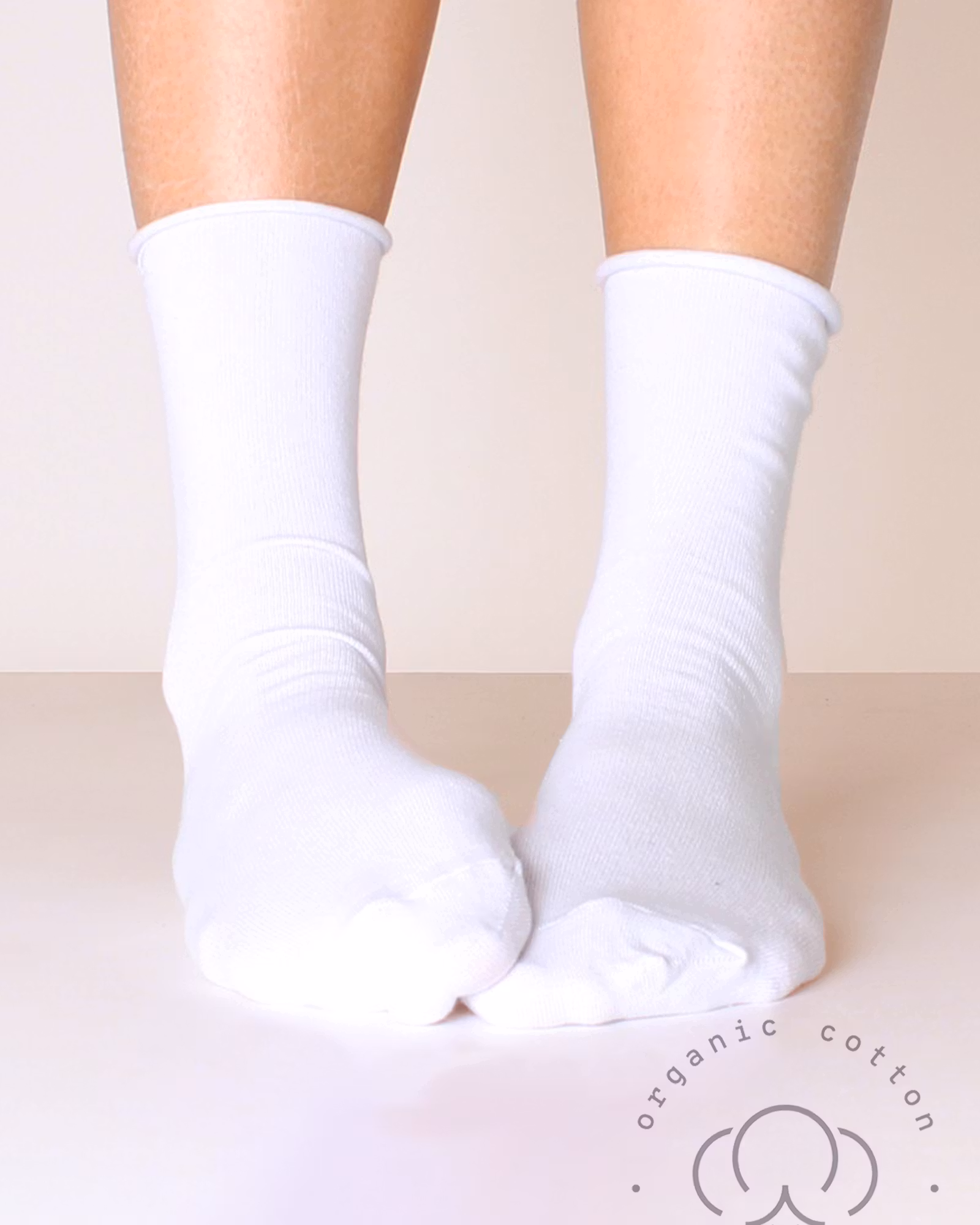 Sense Organic Cotton Socks, Vit 3-Par