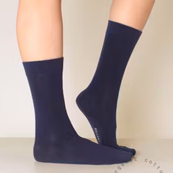 Organic Cotton, Navy 3-Par