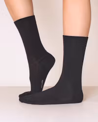 Seamless Luxury Socks, Svart 3-Par