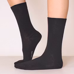 Seamless Luxury Socks, Svart 3-Par