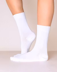 Seamless Luxury Socks, Vit 3-Par