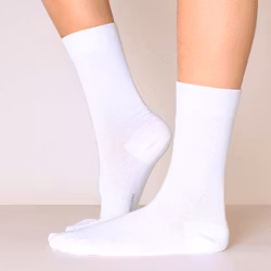 Seamless Luxury Socks, Vit 3-Par