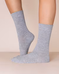 Seamless Luxury Socks, Ljus-Grå 3-Par