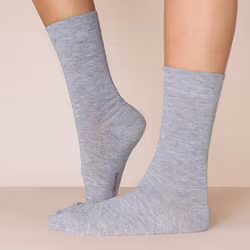 Seamless Luxury Socks, Ljus-Grå 3-Par