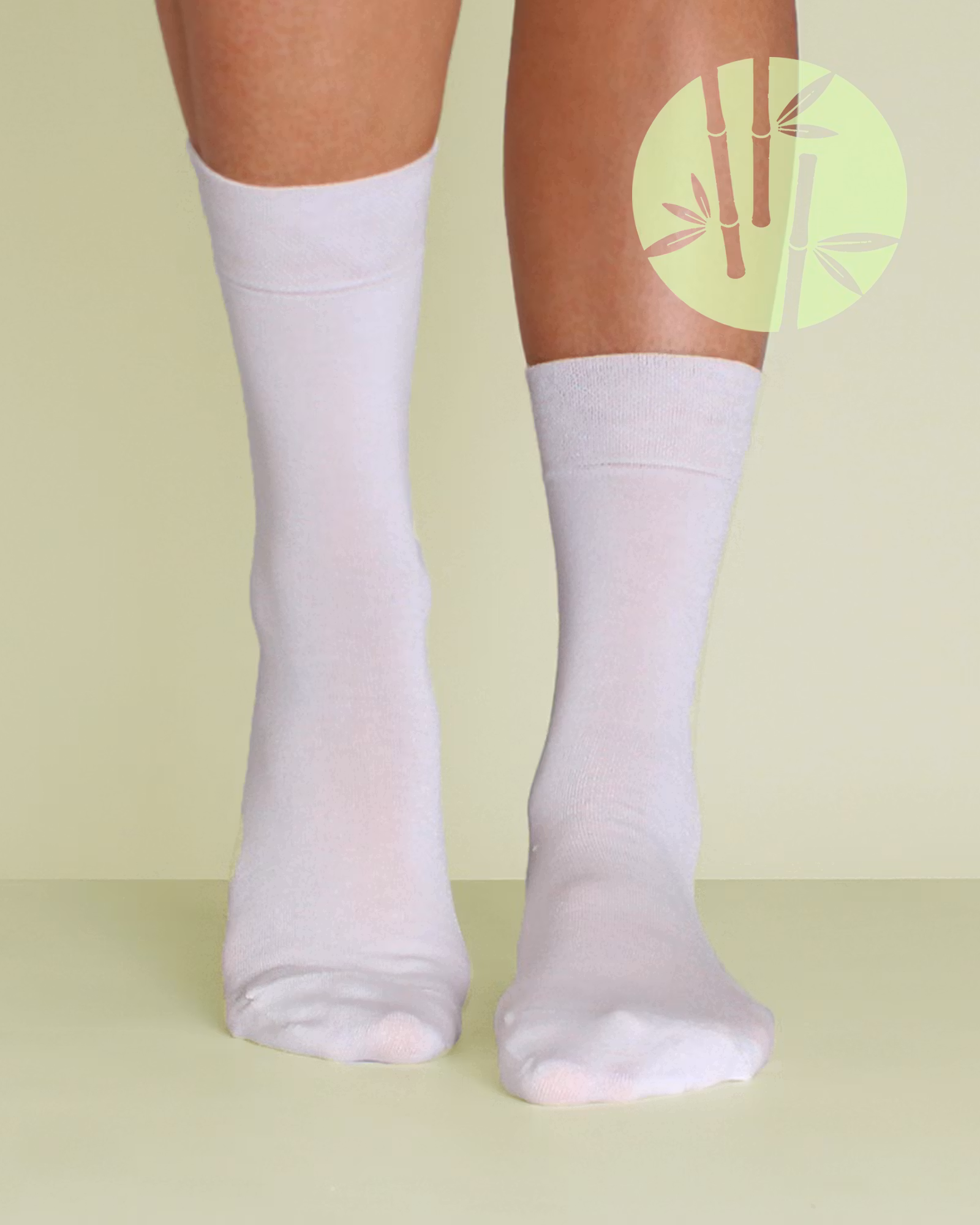 Stumpor i Bambu 3-Par, Seamless i Vit