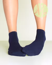Super-Comfi Ankle Strumpa i Bambu 4-Par, Marin
