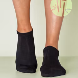 Luxury Bambu Sneakers Svarta 4-Par