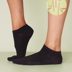 Luxury Bambu Sneakers Svarta 4-Par