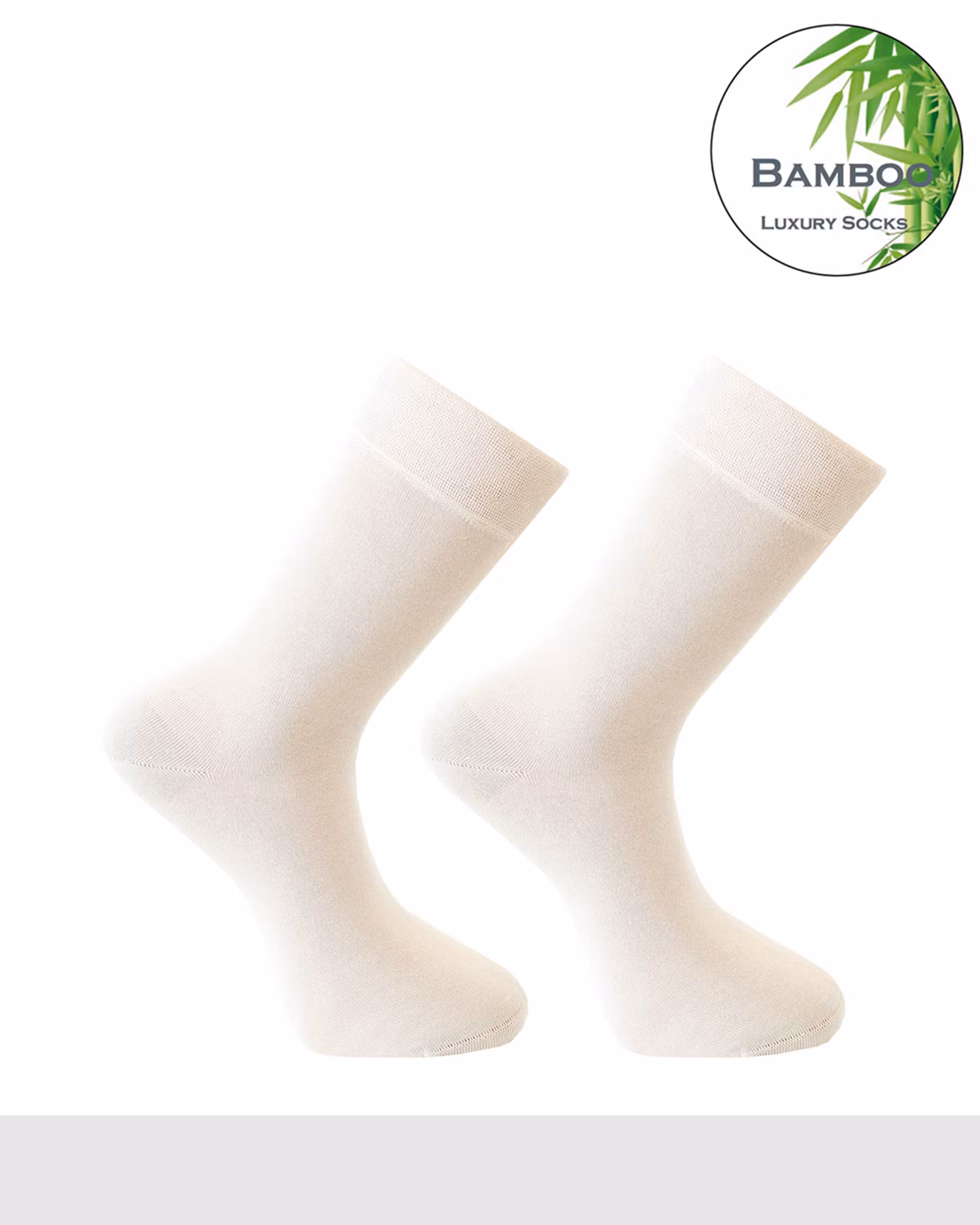 Stumpor i Bambu 3-Par, Seamless i Vit
