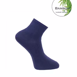 Super-Comfi Ankle Strumpa i Bambu 4-Par, Marin