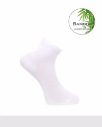 Super-Comfi Short-Ankle Socks Bambu, Vit / 2-Par