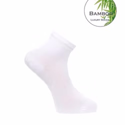 Super-Comfi Short-Ankle Socks Bambu, Vit / 2-Par