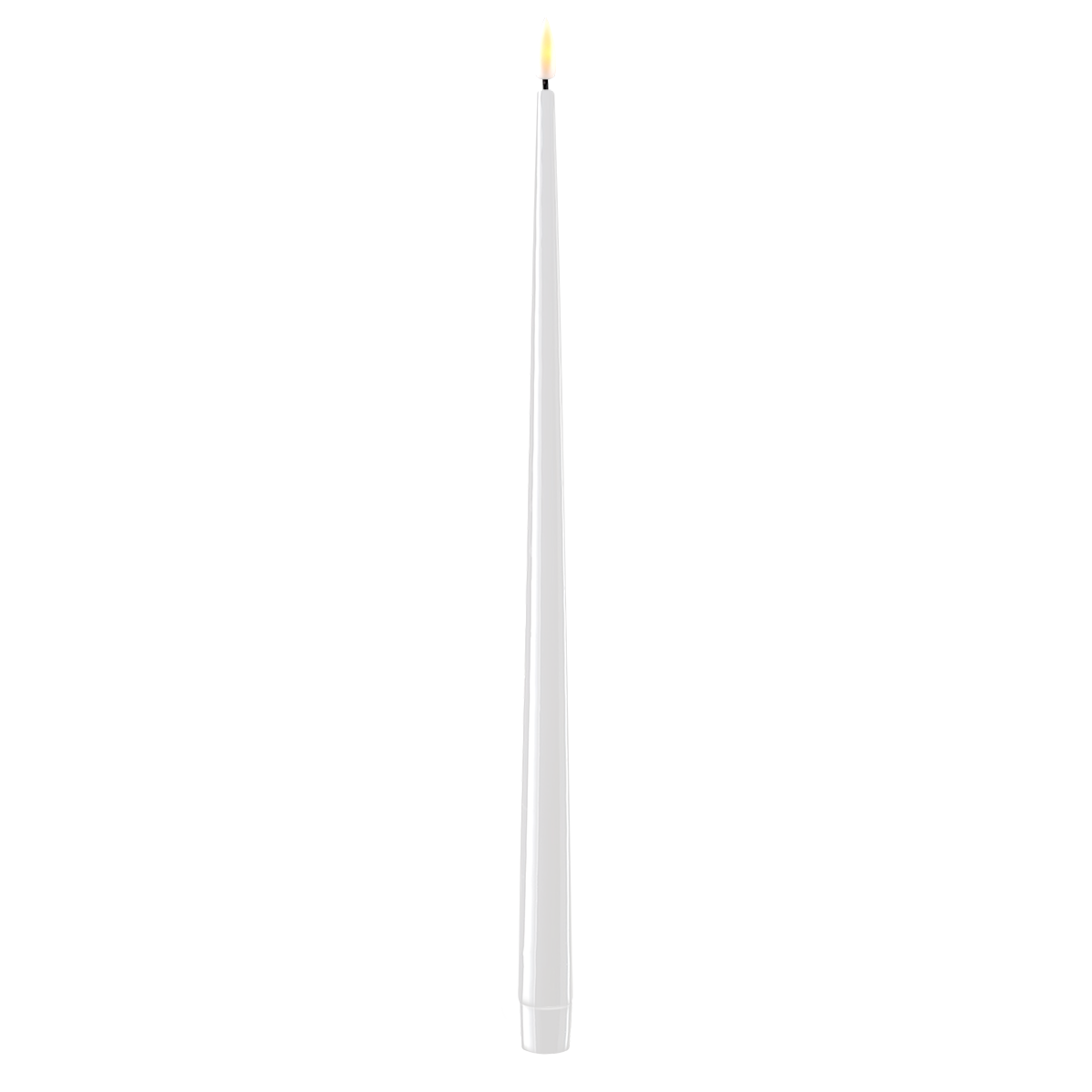 Deluxe LED-Shiny Dinner Candles – Real Flame H38, Set av 2