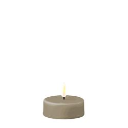 LED-Tealight SAND Ø 6,1 Jumbo, Set av 2
