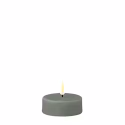 LED-Tealight GRÖNA Ø 6,1 Jumbo, Set av 2
