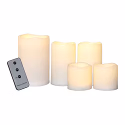 LED-Candles Vintage inklusive fjärrkontroll Set av 5st