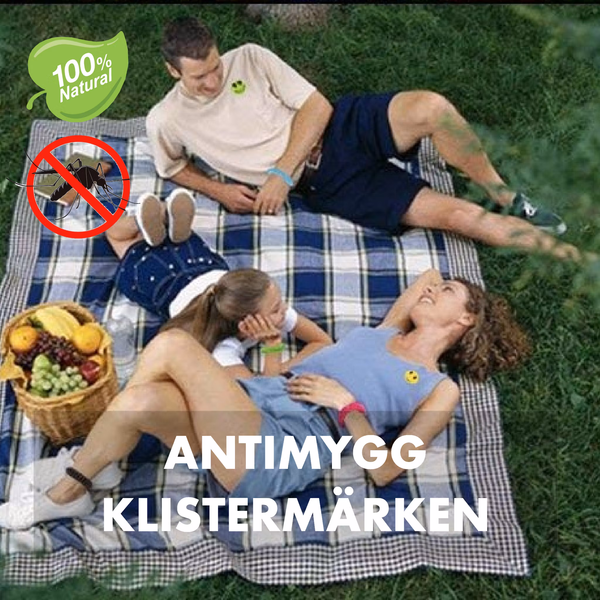 Anti-Mygg Märken, 100% Natural