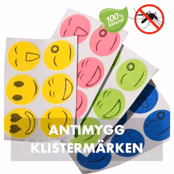 Anti-Mygg Märken, 100% Natural