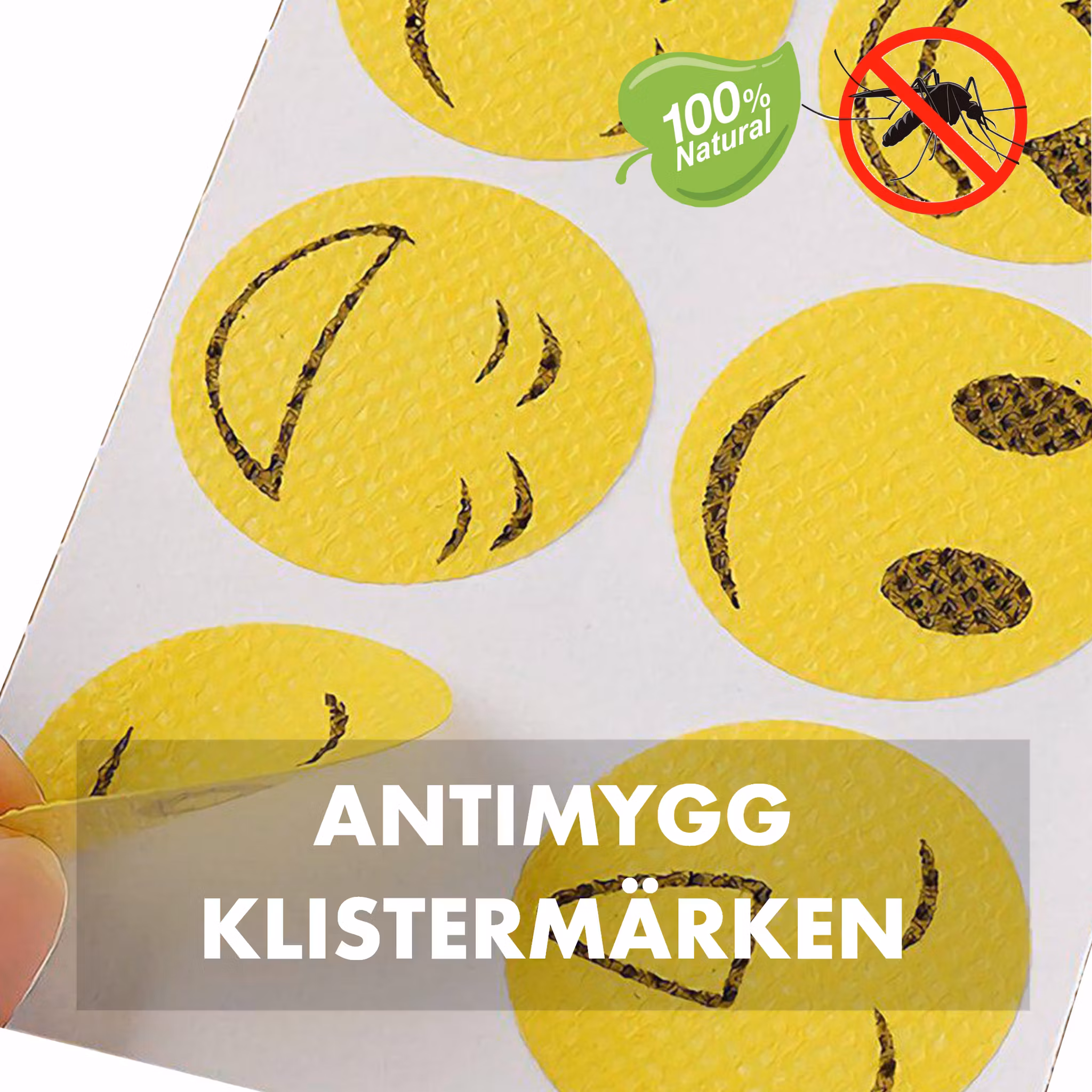 Anti-Mygg Märken, 100% Natural
