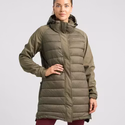 Long Jacket Softshell-Hybrid Dam, Tarmac