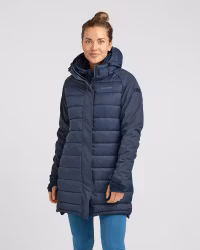 Long Jacket Softshell-Hybrid Dam, INK Blue