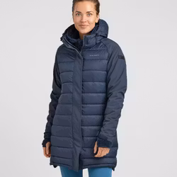Long Jacket Softshell-Hybrid Dam, INK Blue